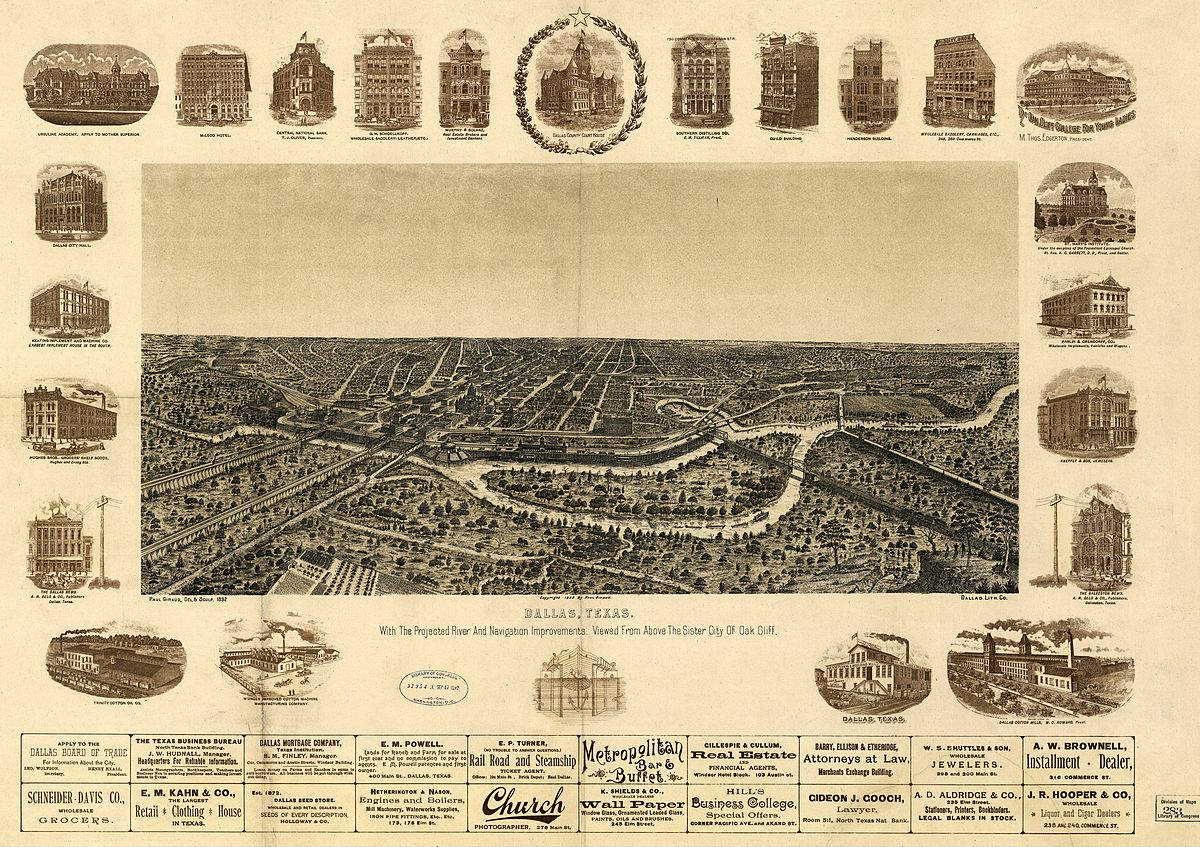 Dallas en 1892
