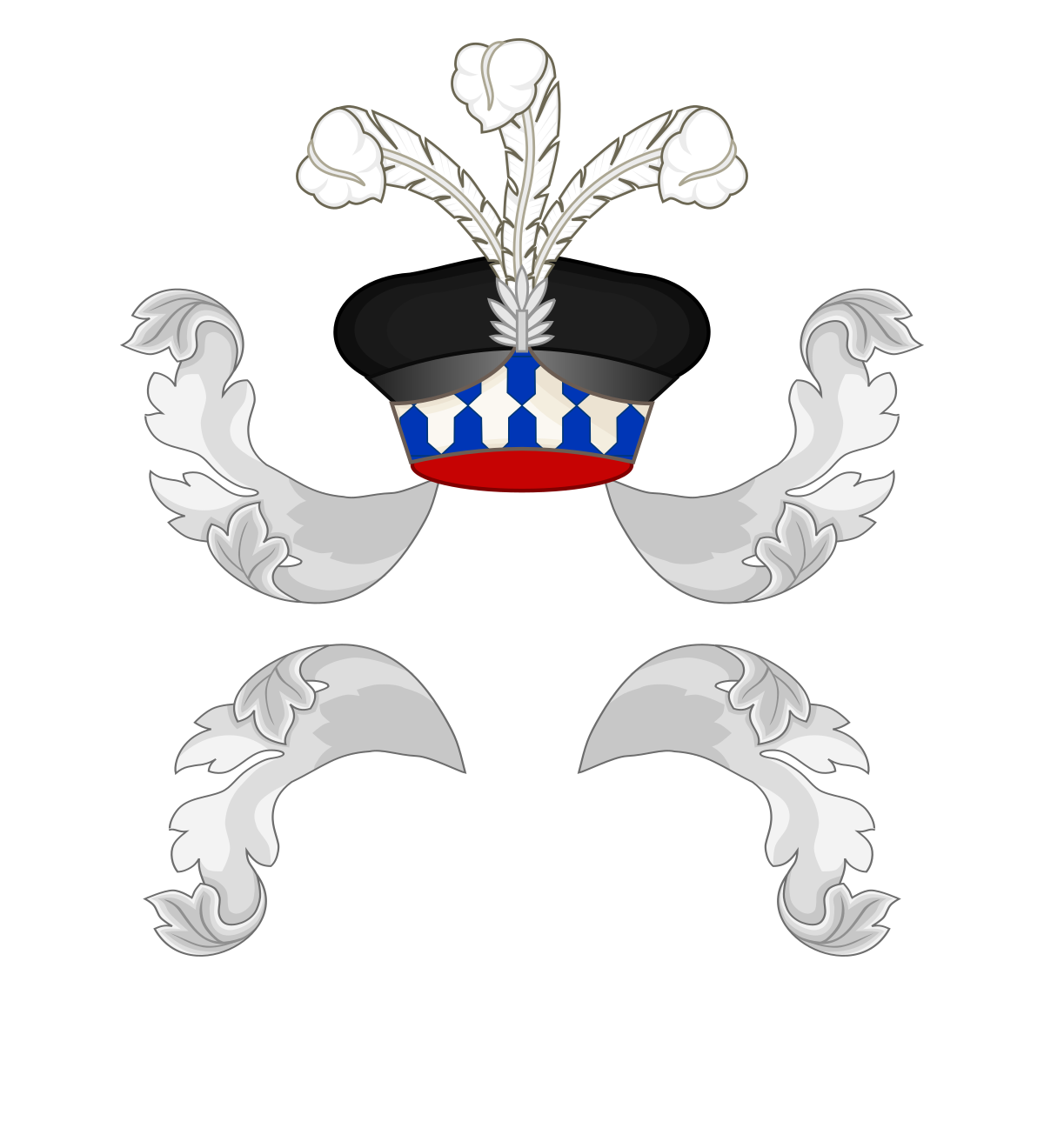 Ornements extérieurs Barons de l'Empire français.svg