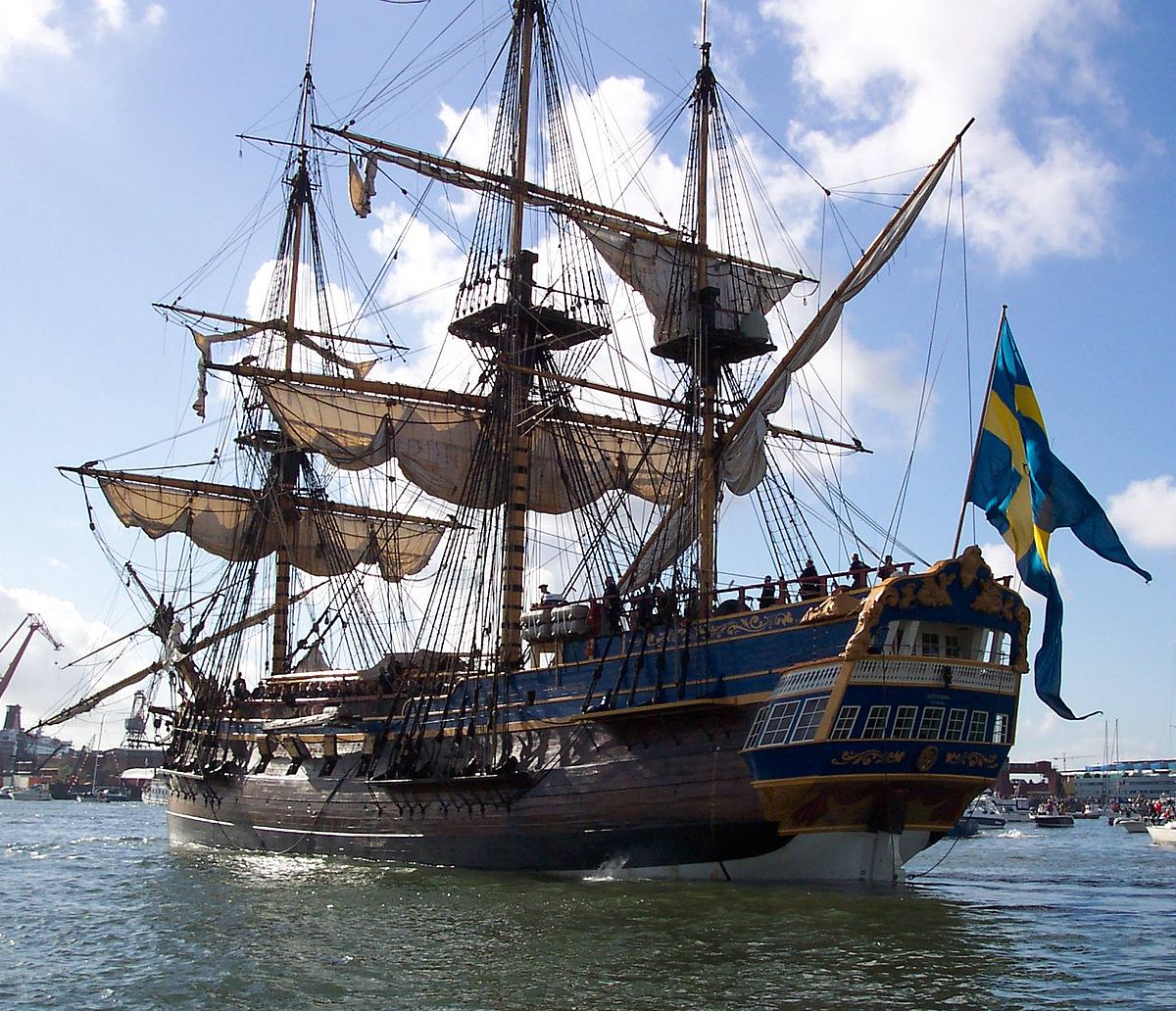 Le Götheborg part pour la Chine en octobre 2005