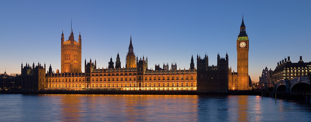 Le palais de Westminster de nuit