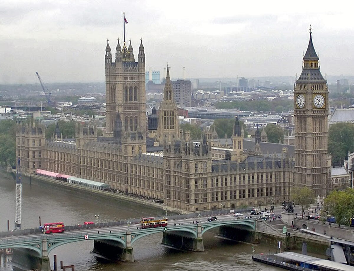 Vue du Parlement, de Big Ben et de la Tamise