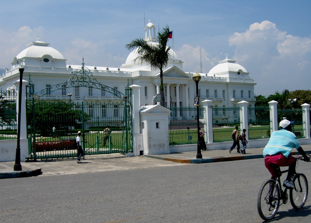 Palais national à Port-au-Prince en 2006.