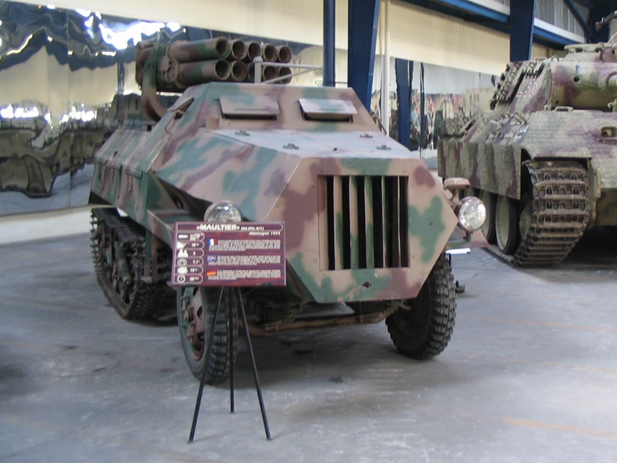 Panzerwerfer ou Maultier, au musée des blindés de Saumur.