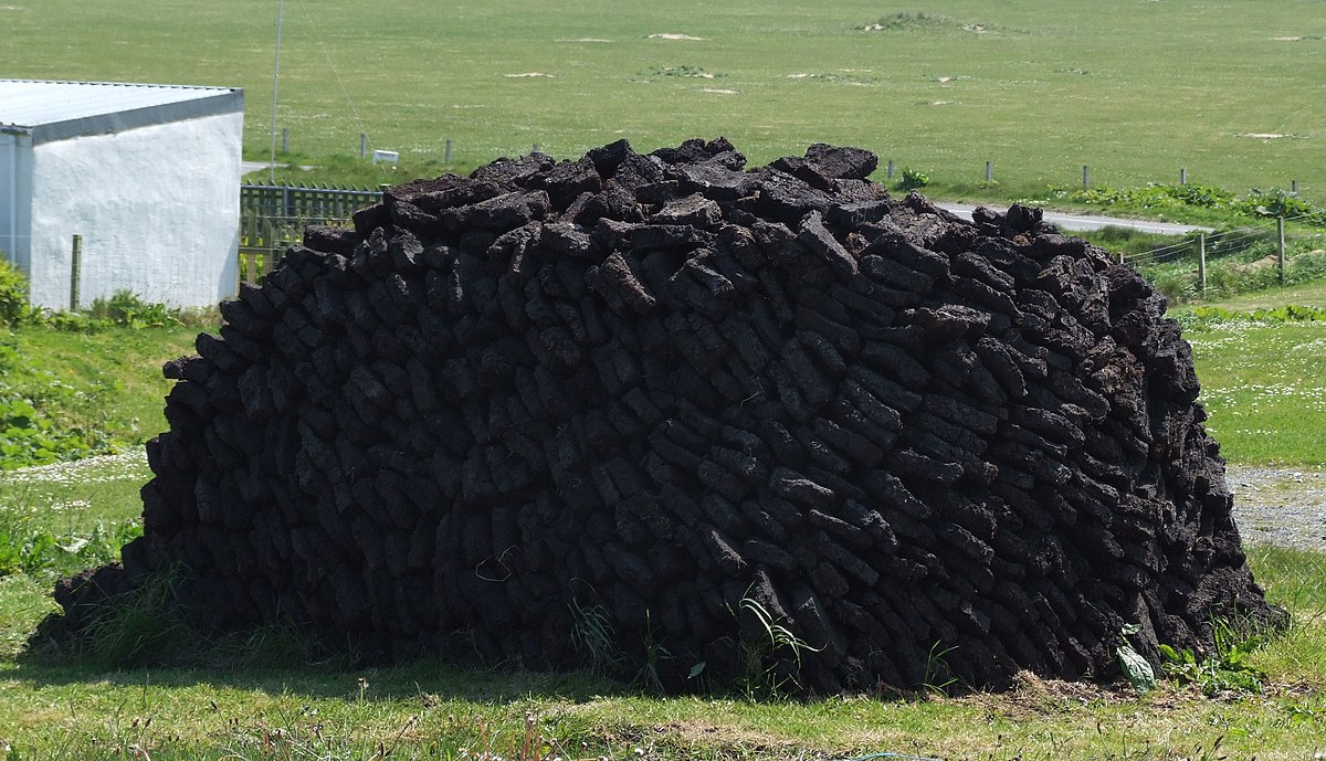 Stock de tourbe, Écosse