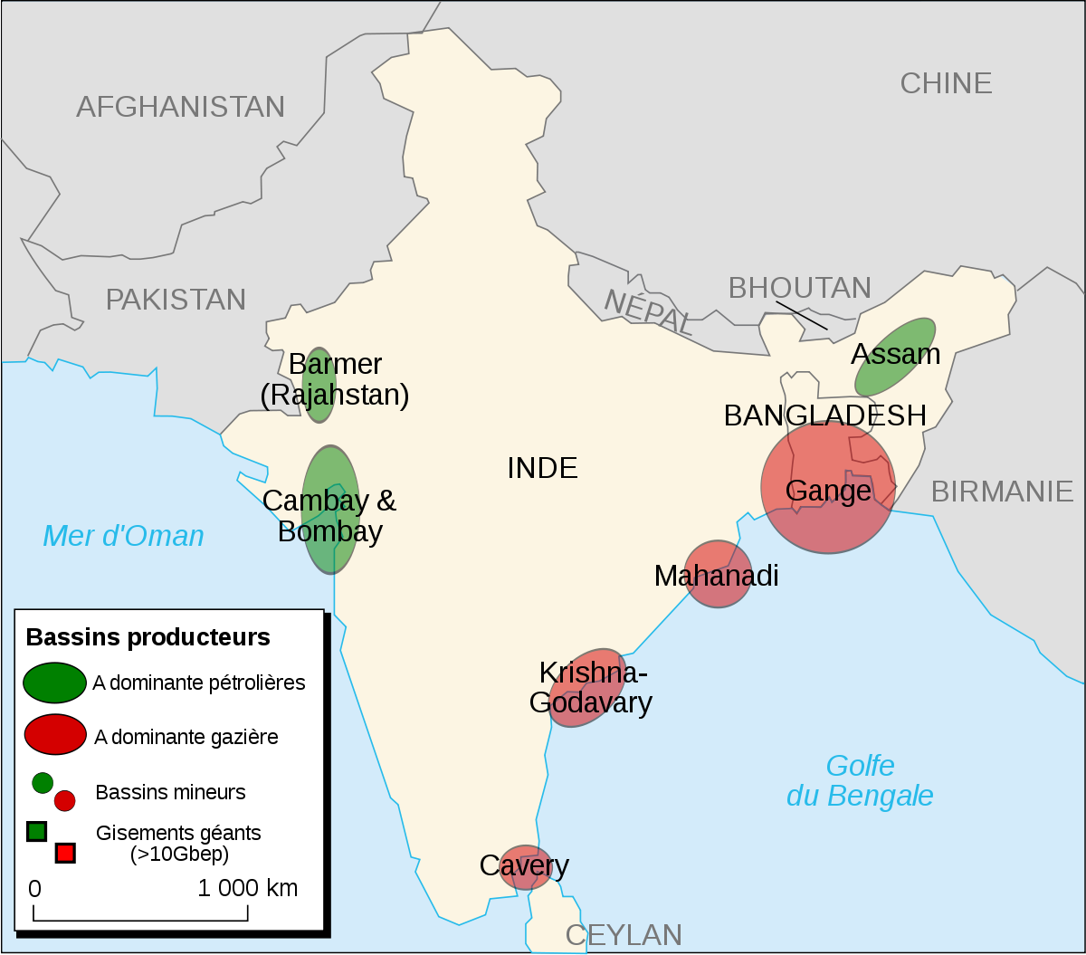 Pétrole et gaz - Péninsule indienne.svg