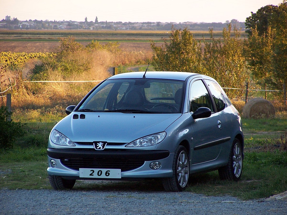 La Peugeot 206 S16, version sportive
