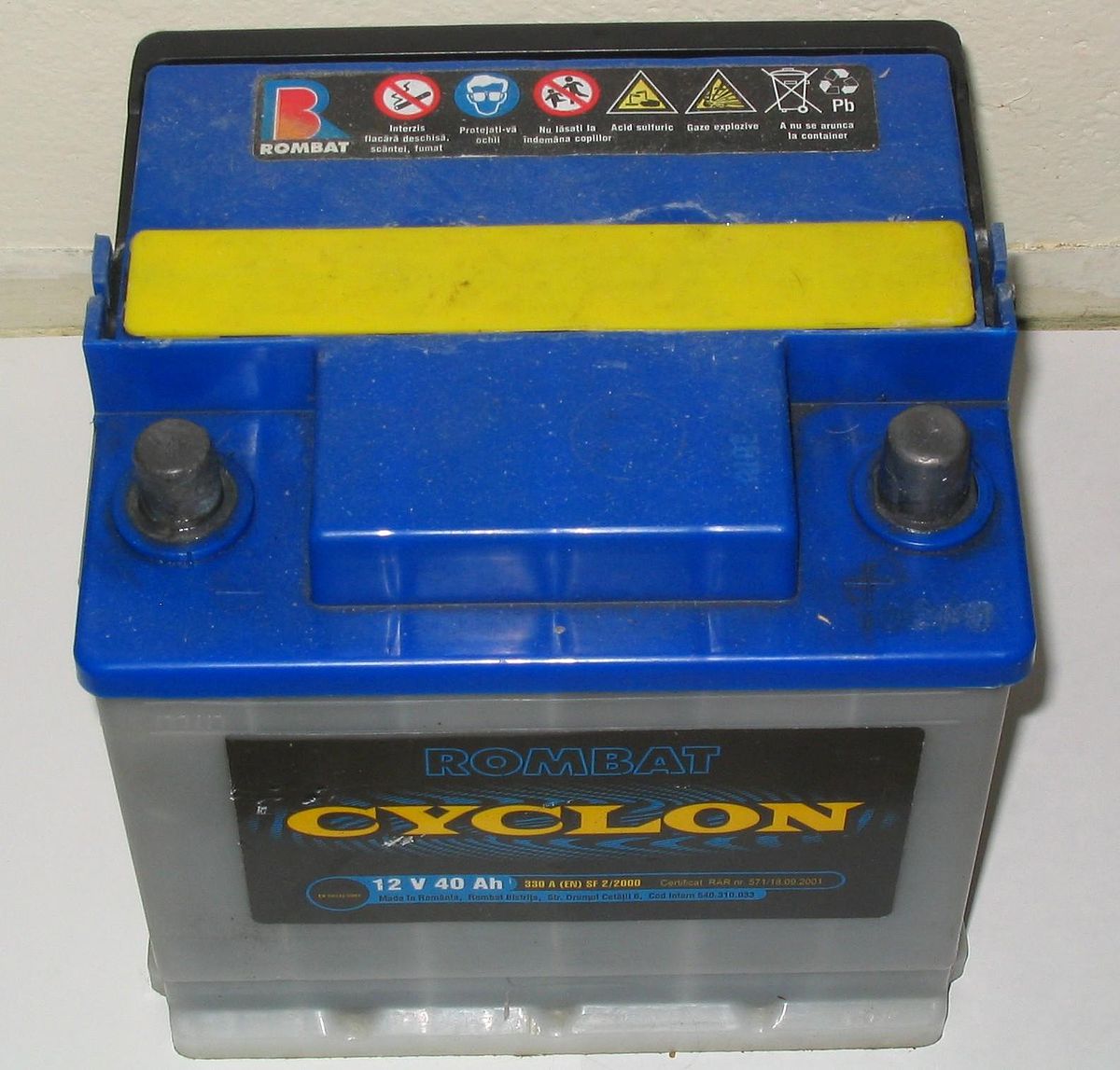 Batterie d'automobile (12V 40Ah)