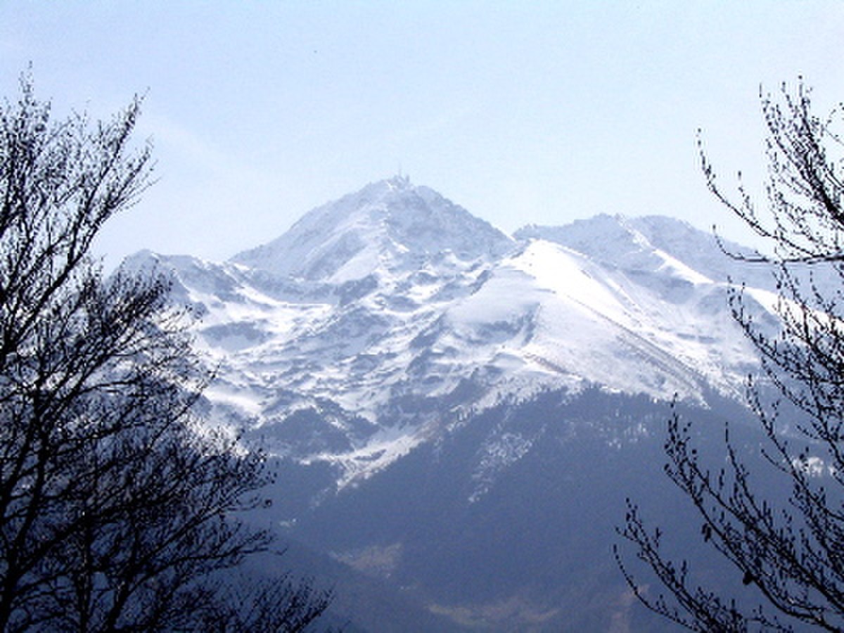 Vue de la face nord depuis le Pic du Monné