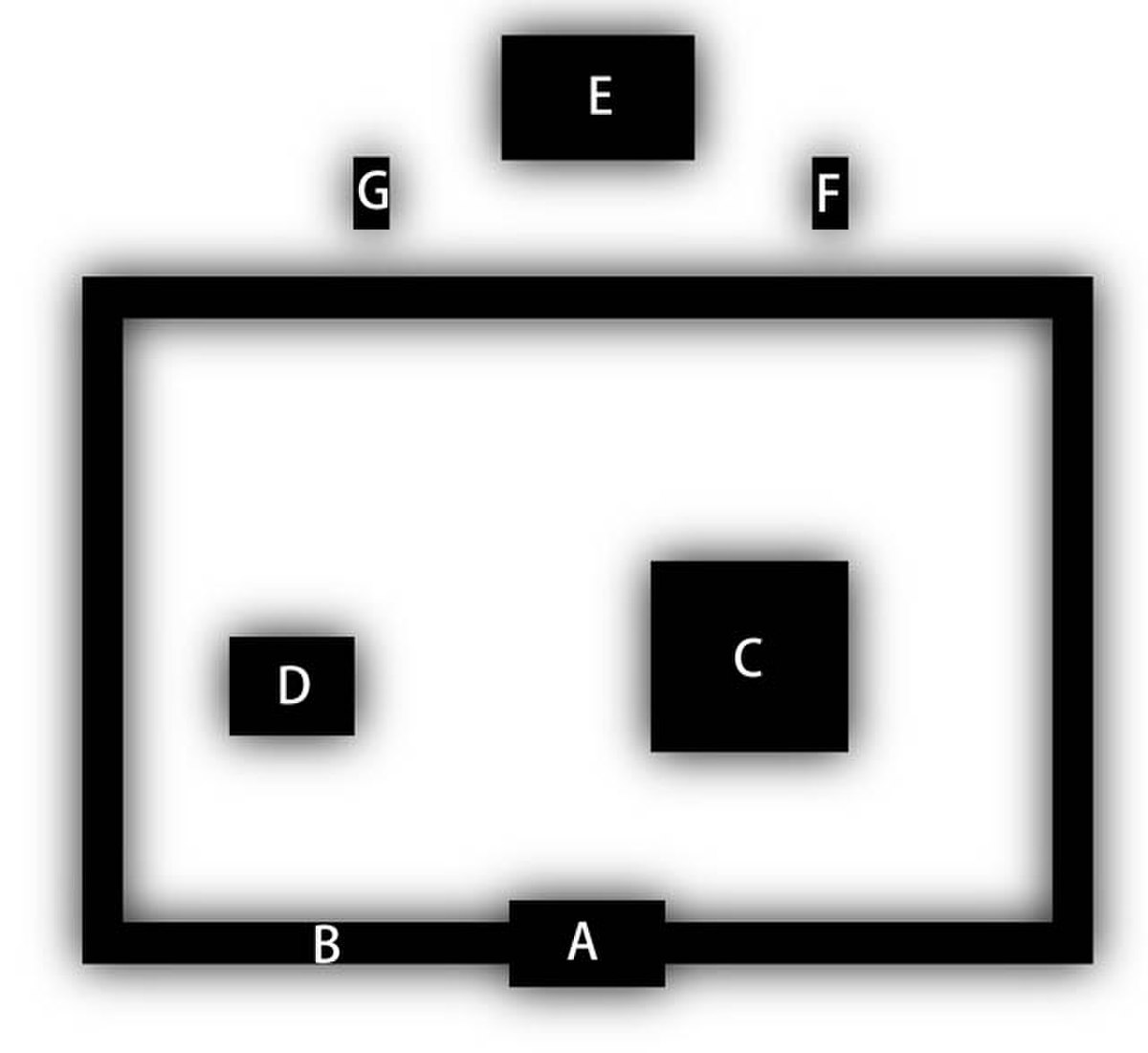 Plan du temple (voir galerie ci-dessous)