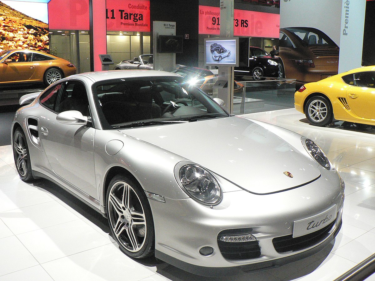 Porsche 911 Turbo (type 997) au Mondial de l'automobile de Paris 2006