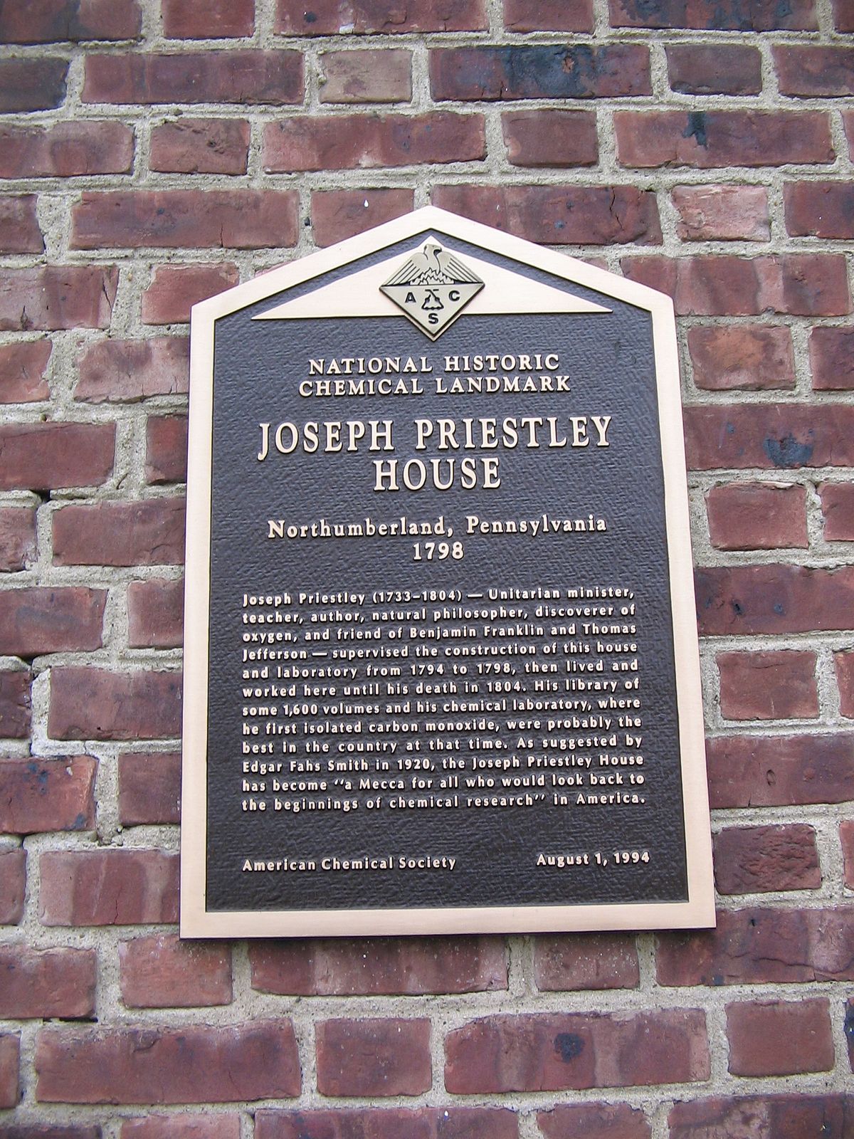 National Historic Chemical Landmarks