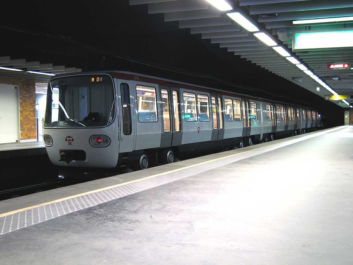Rame ligne A à la station Perrache