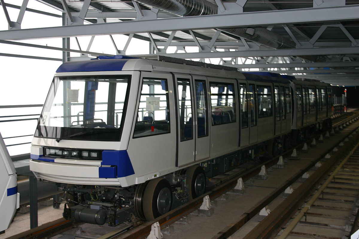 Rame MP 89 du nouveau métro de Lausanne