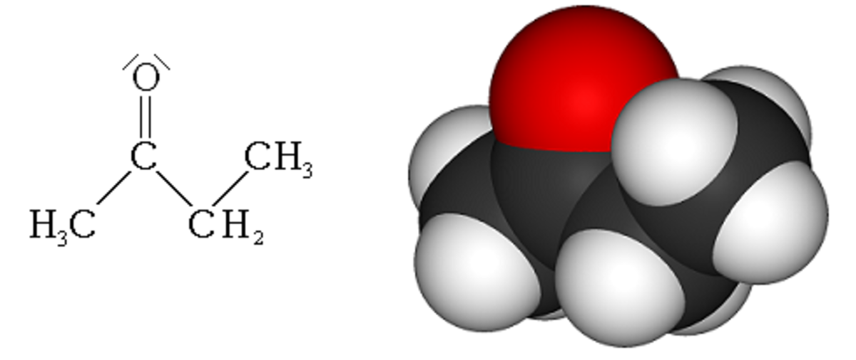 Structure de la Butanone