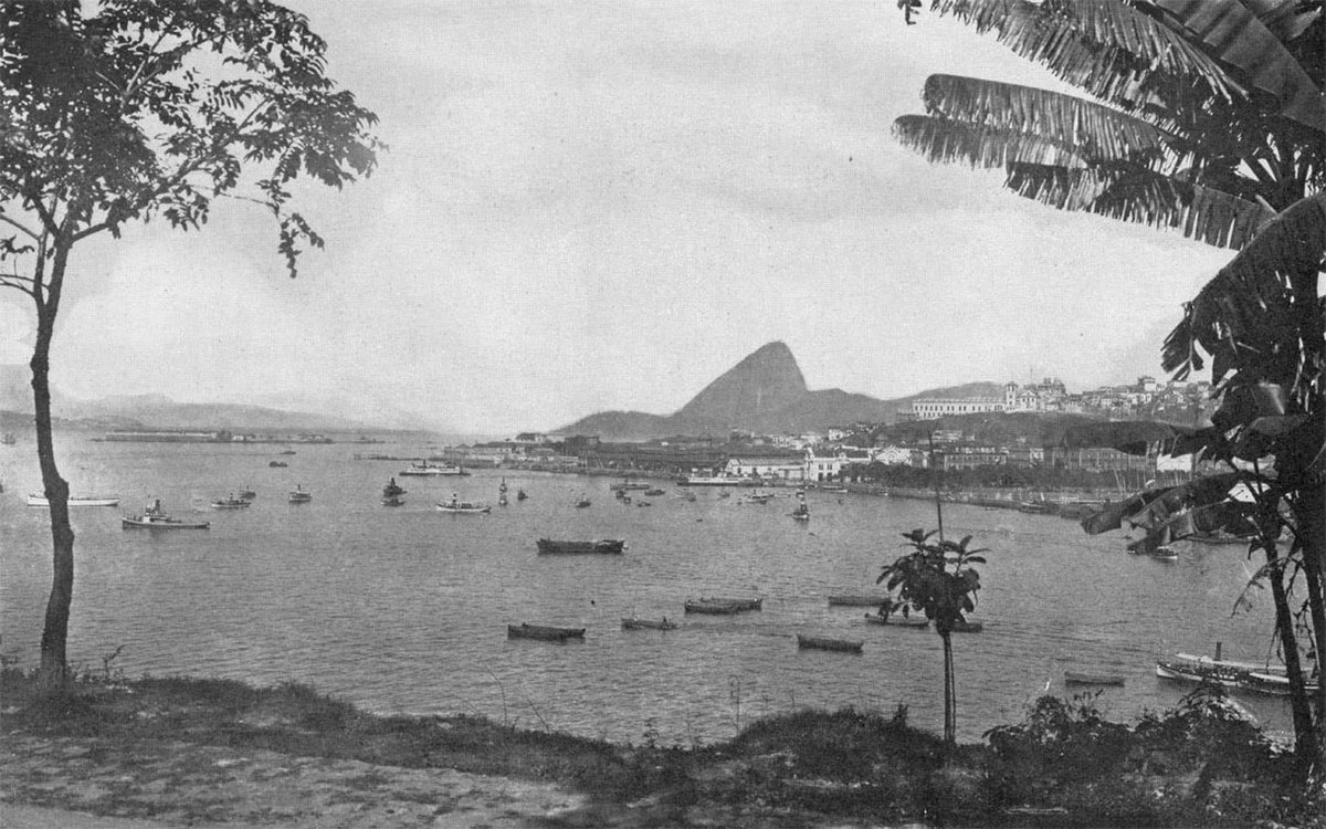 La baie de Rio de janeiro, en 1919