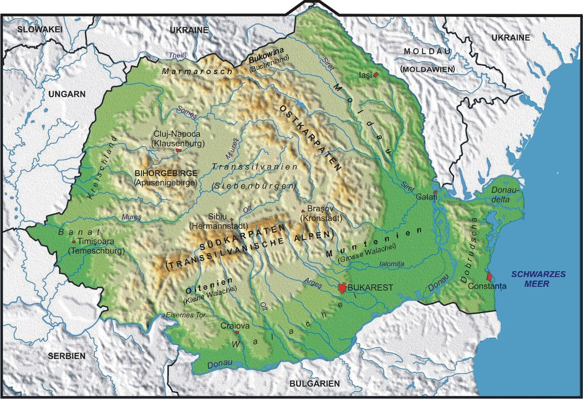 Géographie de la Roumanie