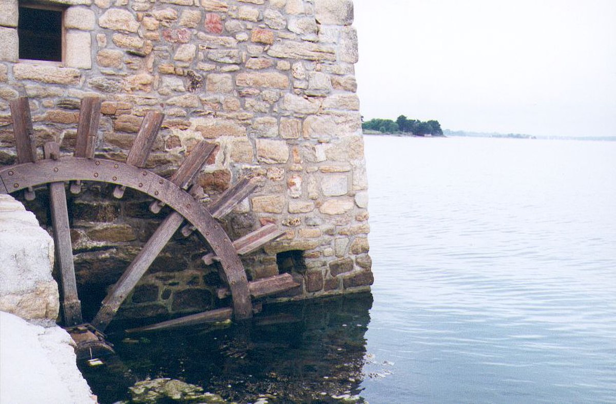 Détail du moulin de l'Île d'Arz