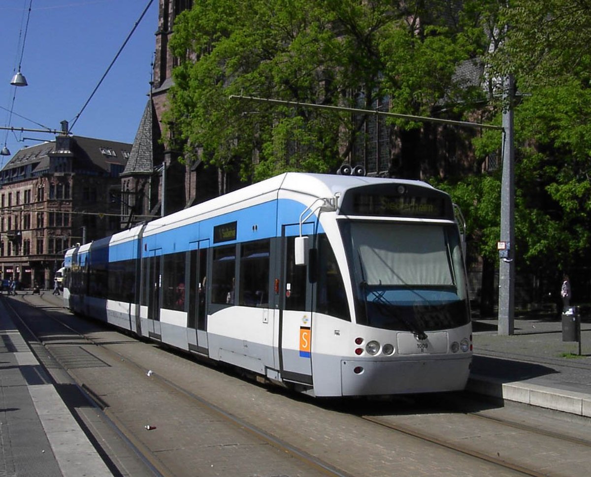 Le tram-train de Sarrebruck
