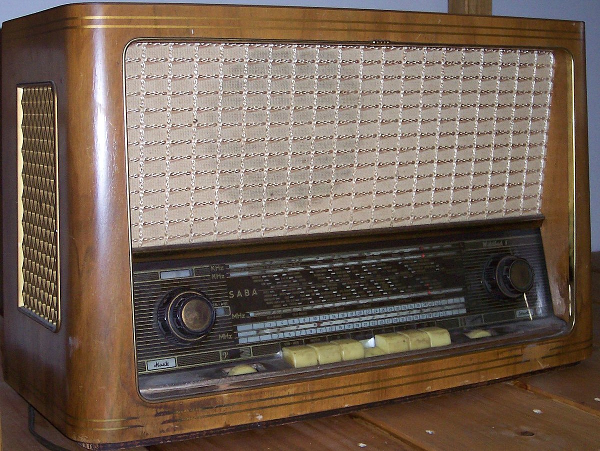 Récepteur radio de 1950