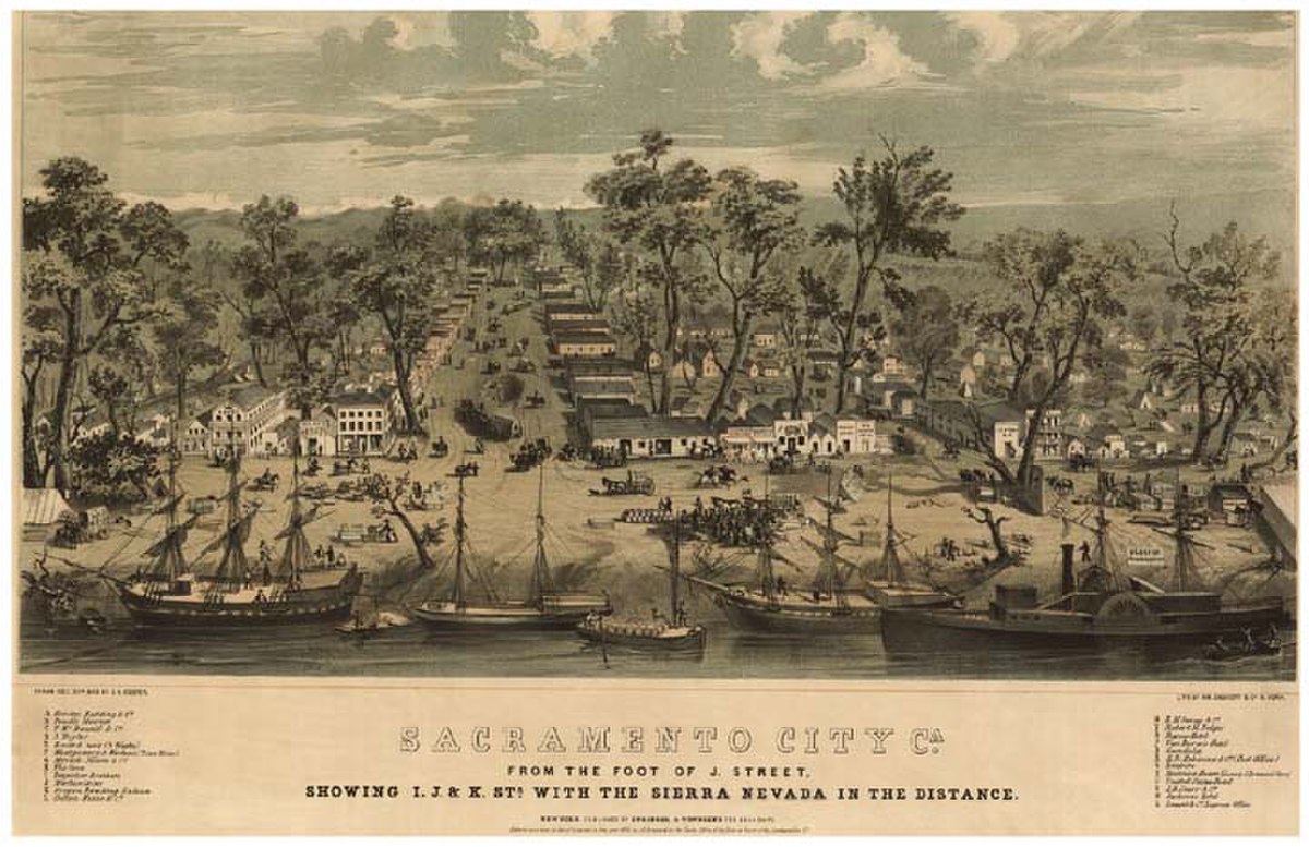 Sacramento en 1849