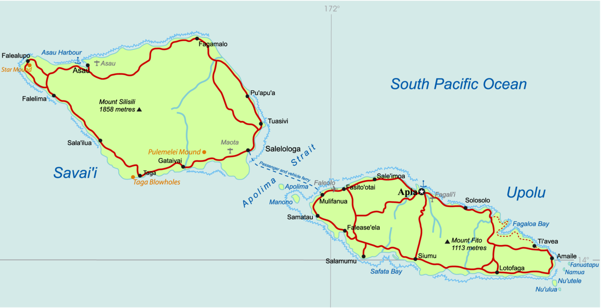 Géographie des Samoa