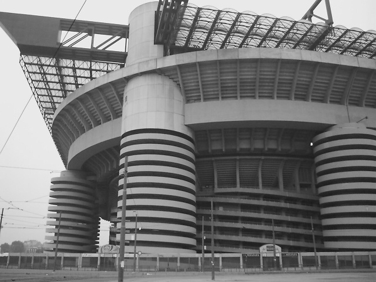 Stade San Siro de Milan, Italie