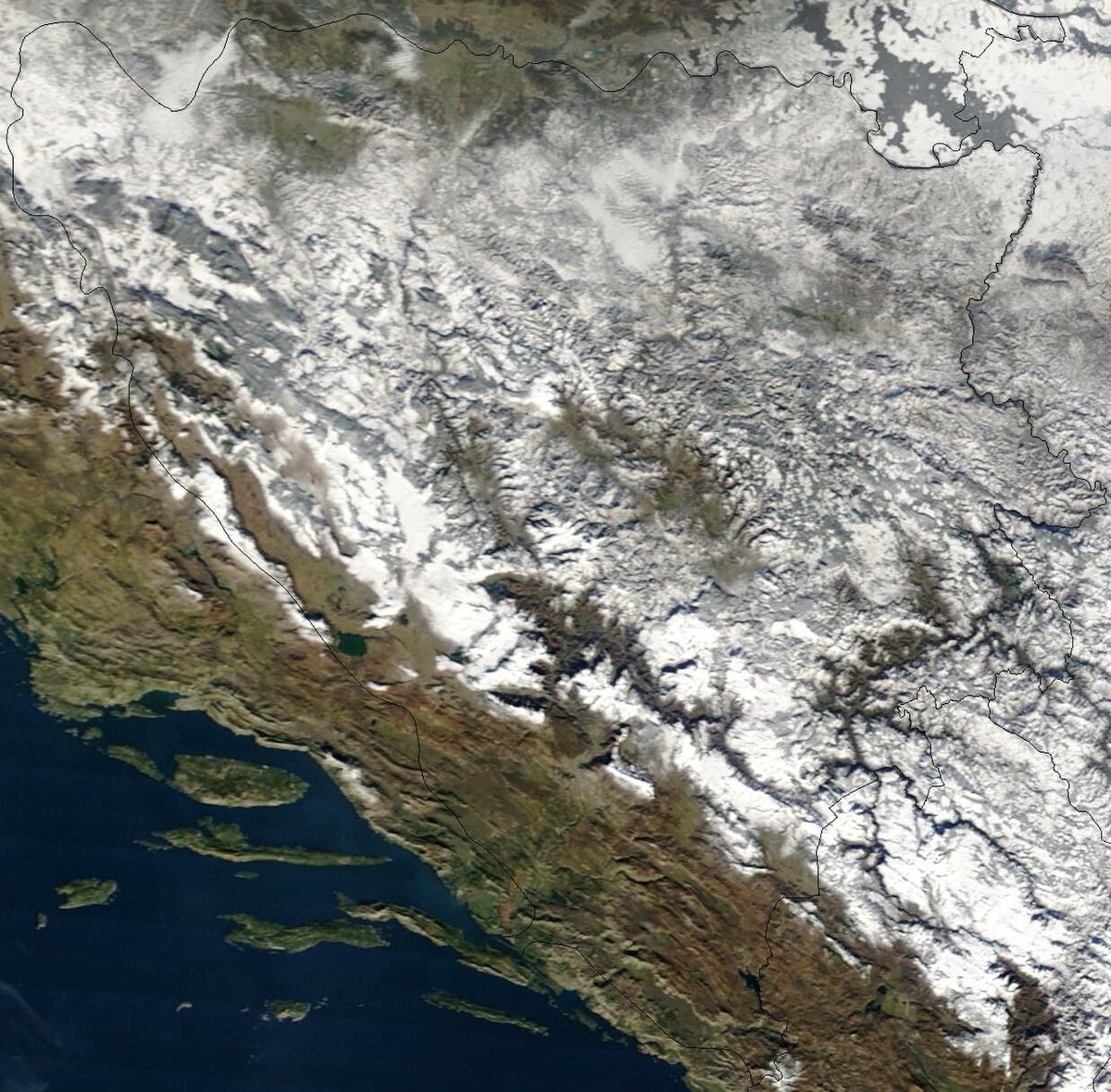 Géographie de la Bosnie-Herzégovine