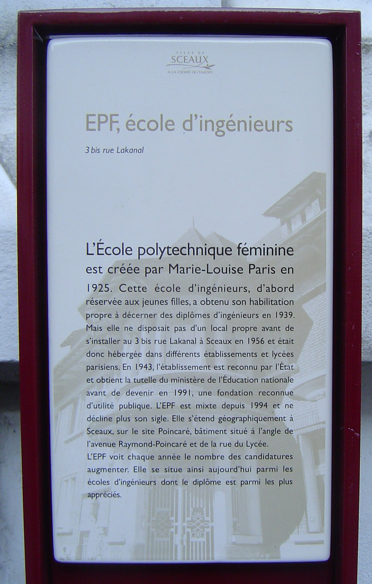 EPF - École d'ingénieurs