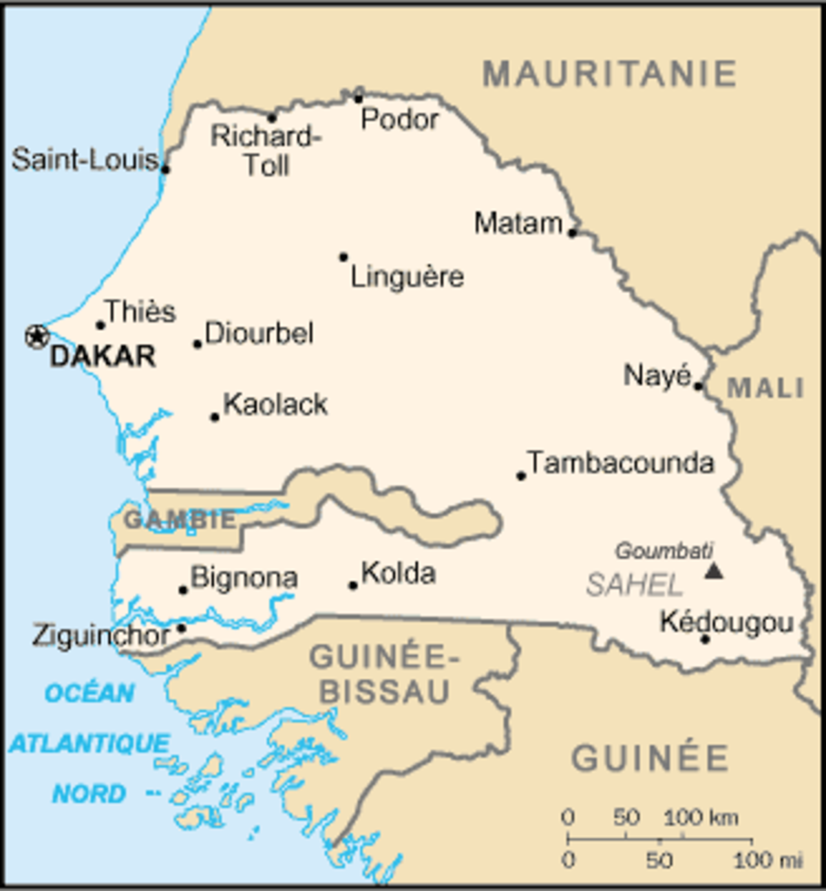 Villes du Sénégal
