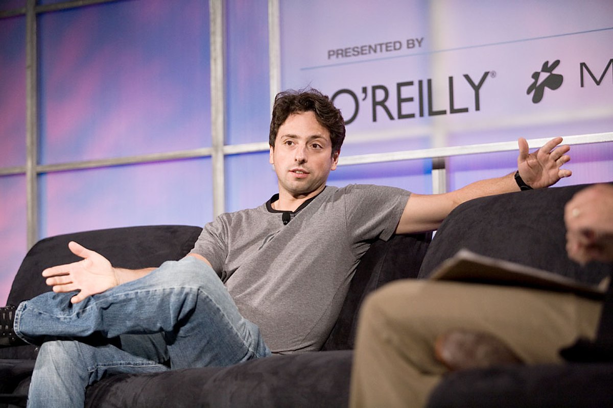 Sergey Brin lors de la Conference Web 2.0 2005