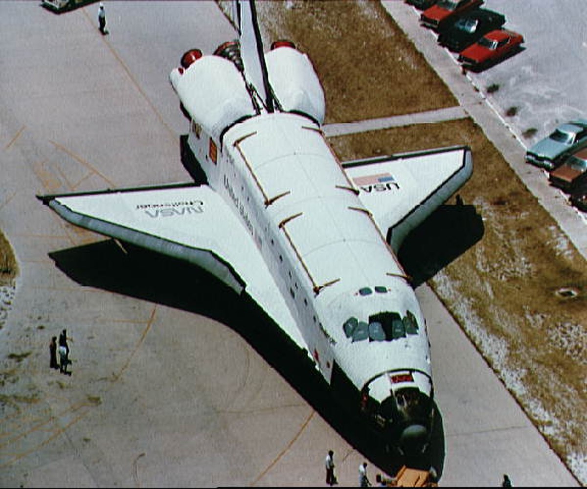 Challenger lors de la mission STS-8.