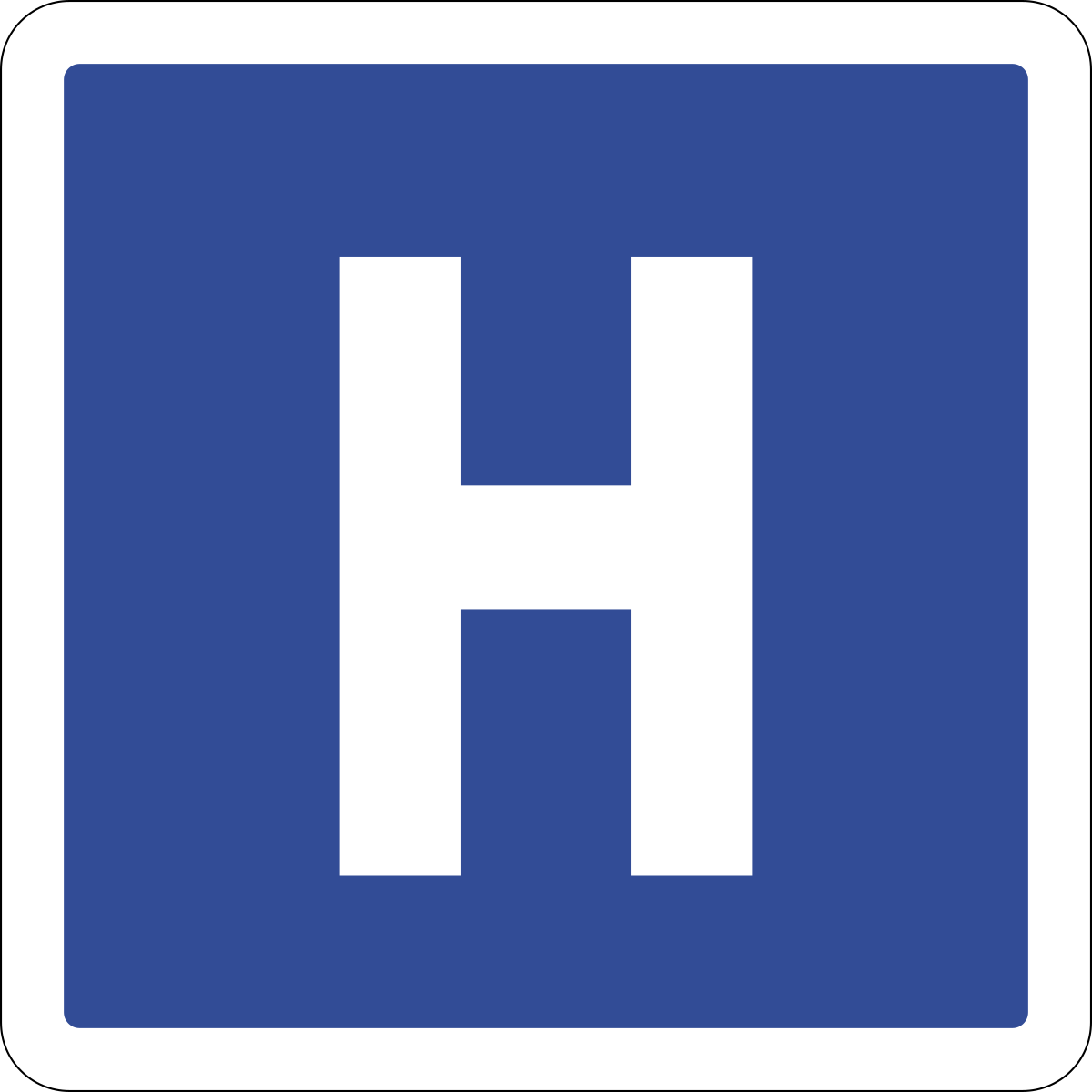 Géolocalisation de l'hôpital