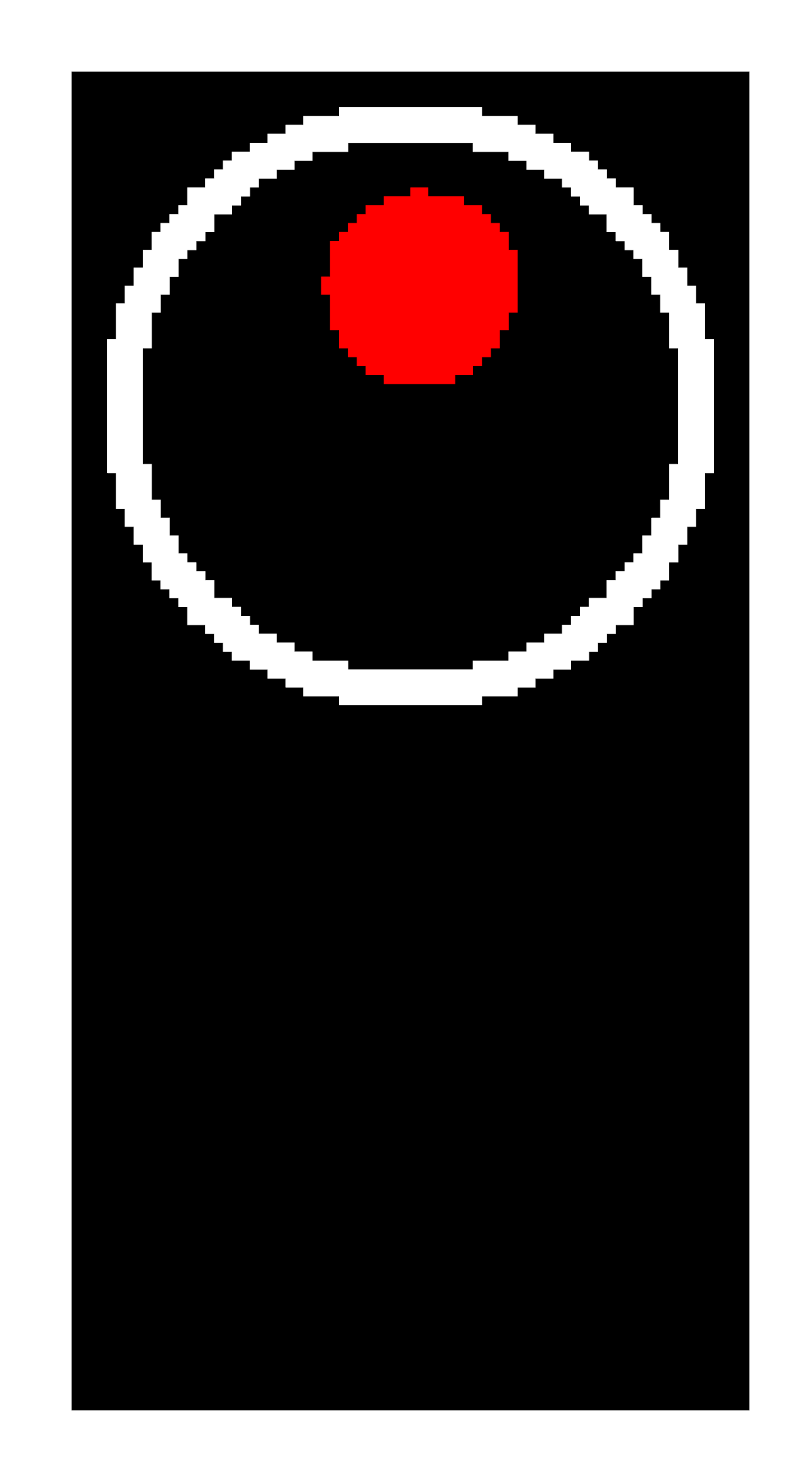 Signal présentant un feu rouge