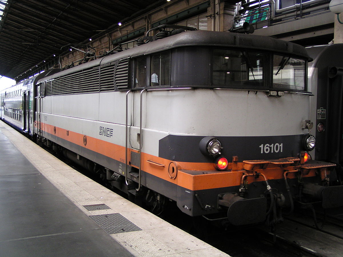 La BB 16101 en gare du Nord à Paris