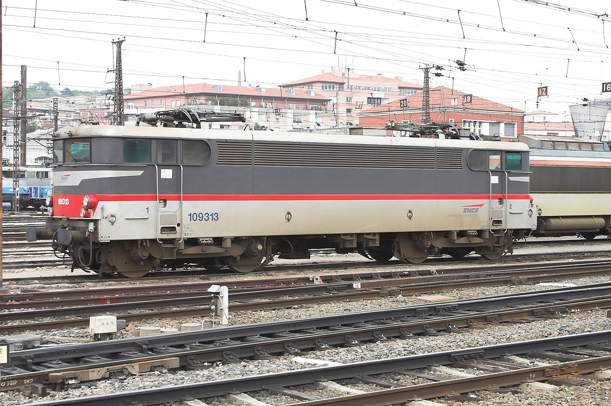 La BB 9313 à Toulouse.