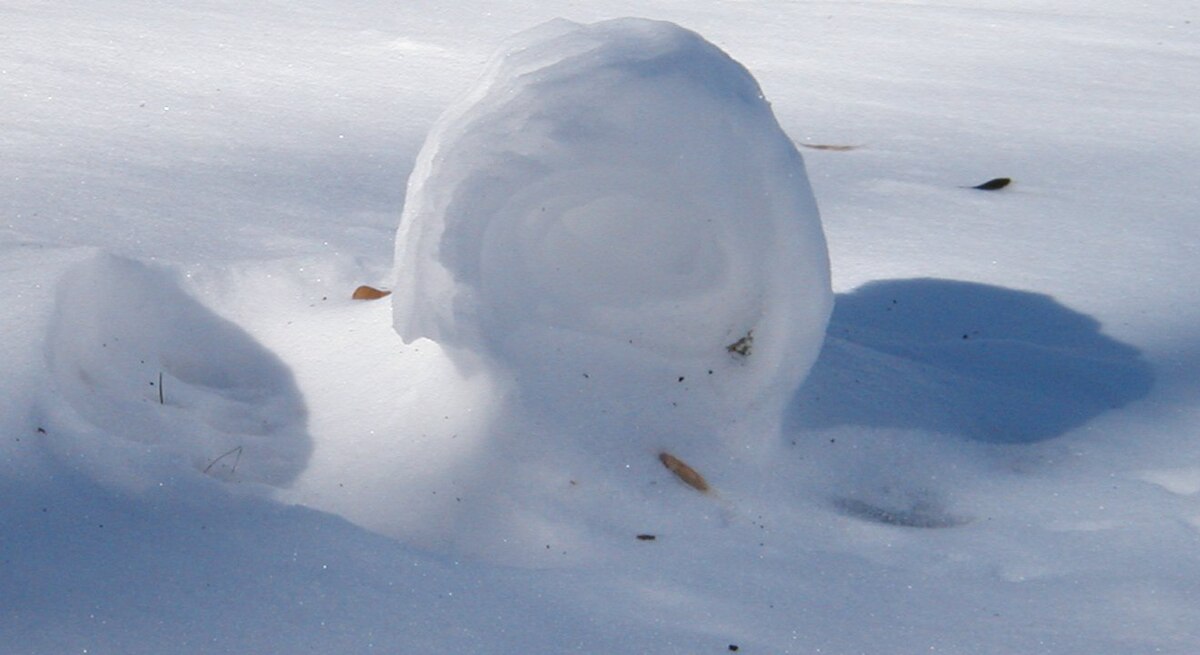 Rouleau de neige