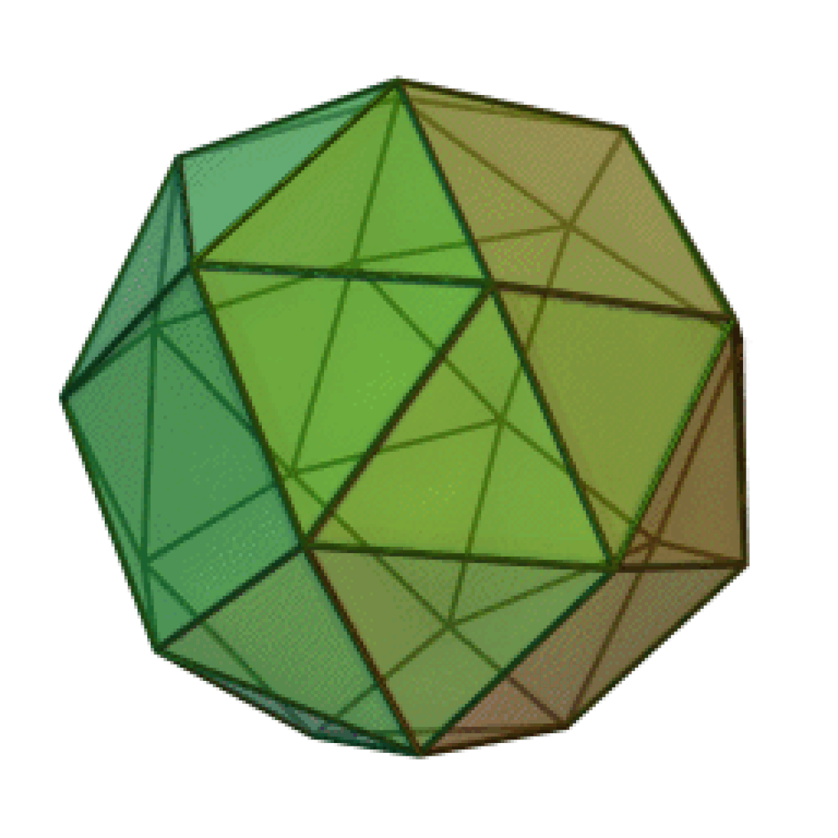 Le cube adouci (sens horaire)