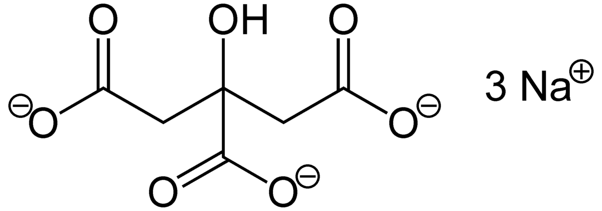 Citrate de sodium