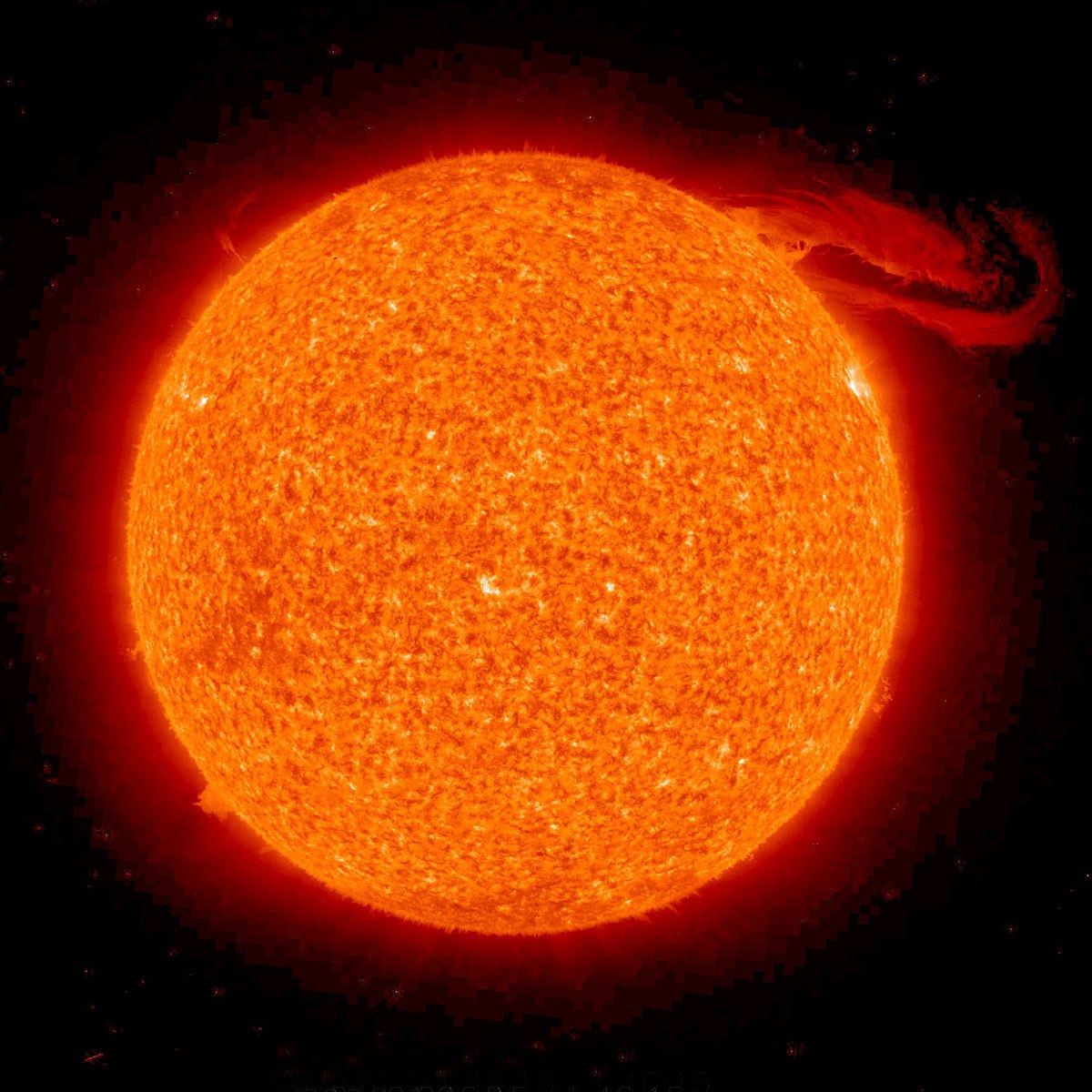 Solar prominence from STEREO spacecraft September 29, 2008.jpg