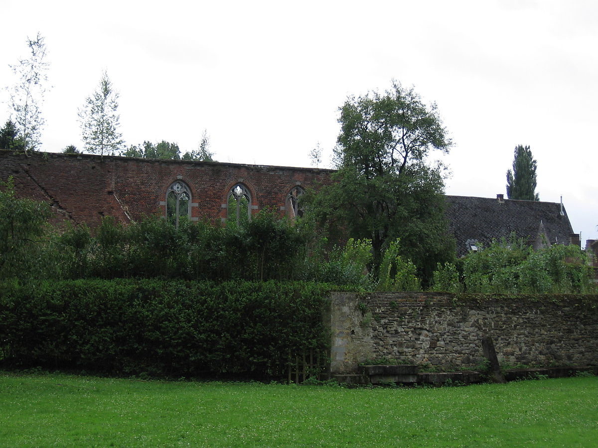 Les ruines de l'ancienne abbaye...