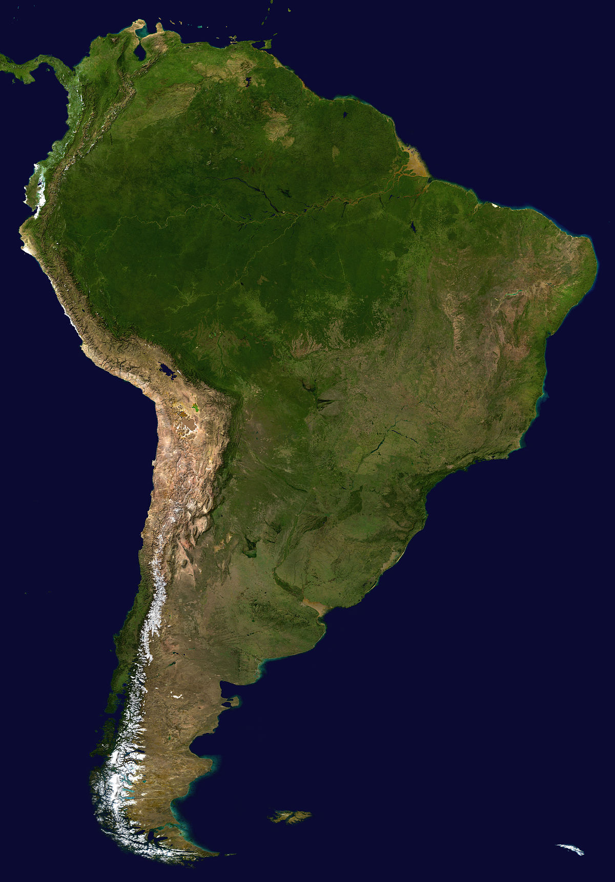 Géographie de l'Amérique du Sud