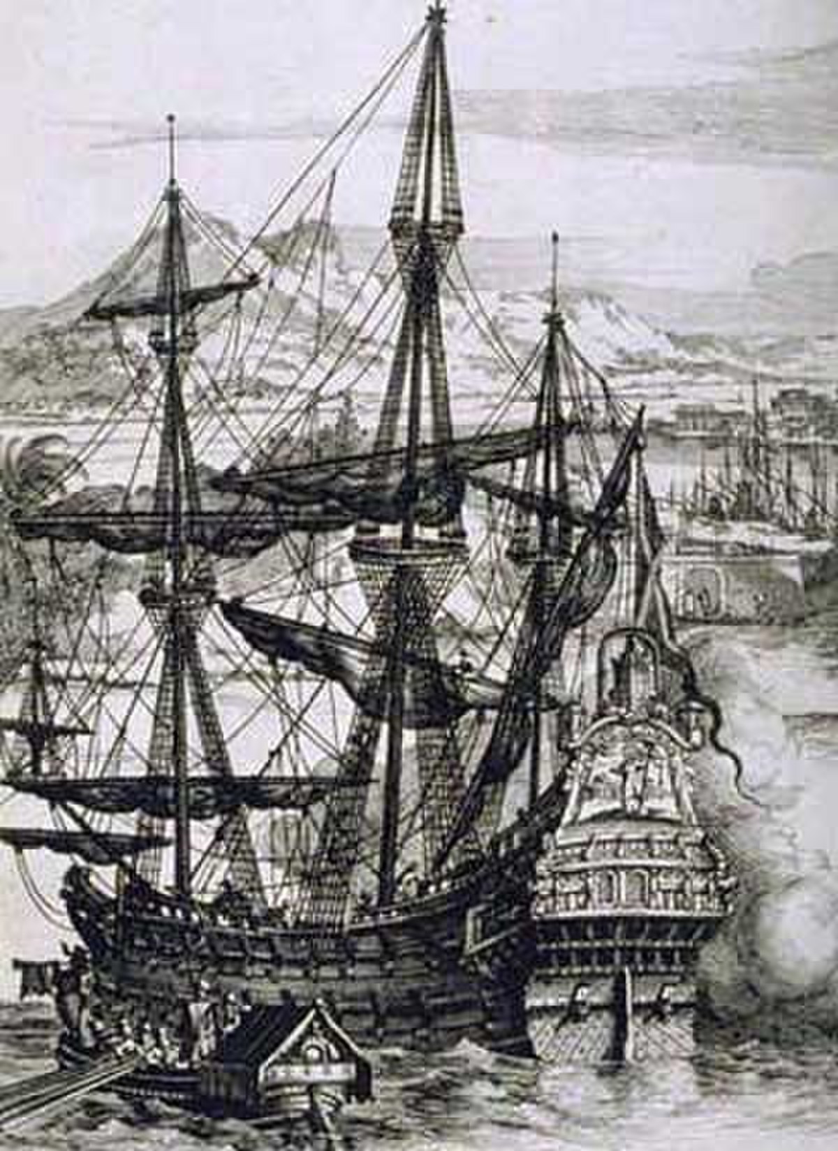 Galion espagnol du XVIe siècle