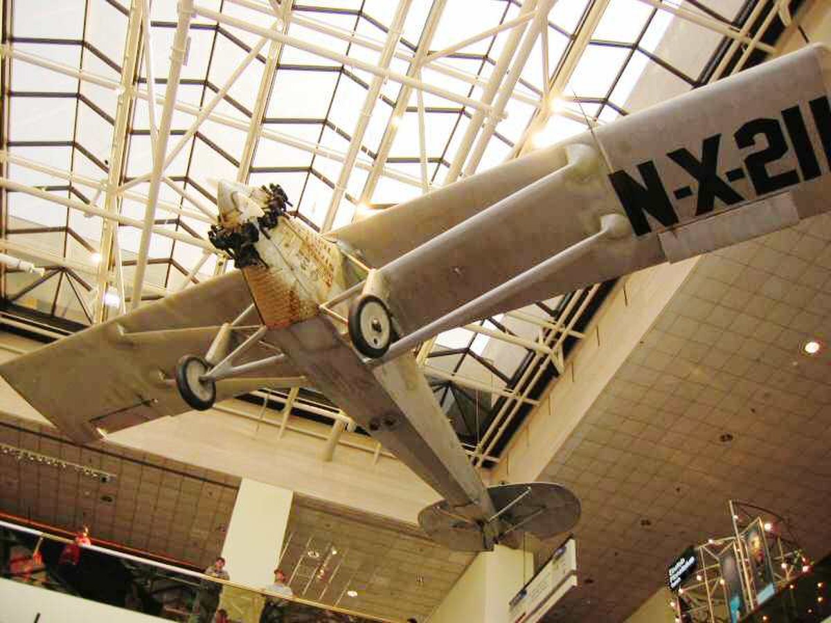 Le Spirit of Saint Louis en exposition au National Air and Space Museum