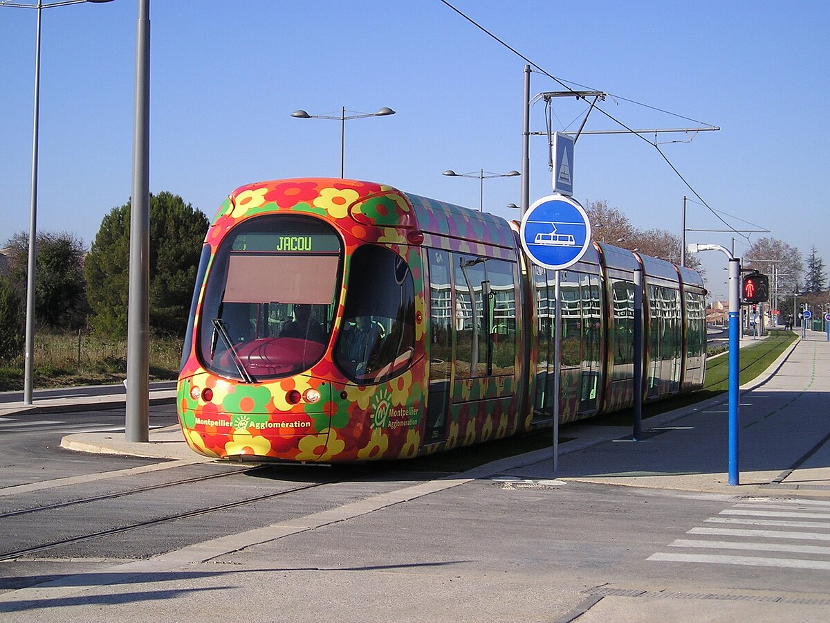 Rame de la ligne 2 à Saint-Jean-de-Védas.