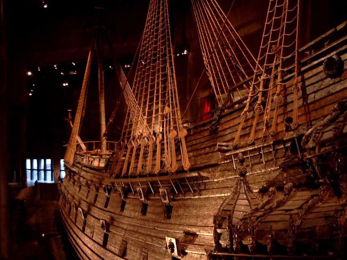Un flanc du Vasa