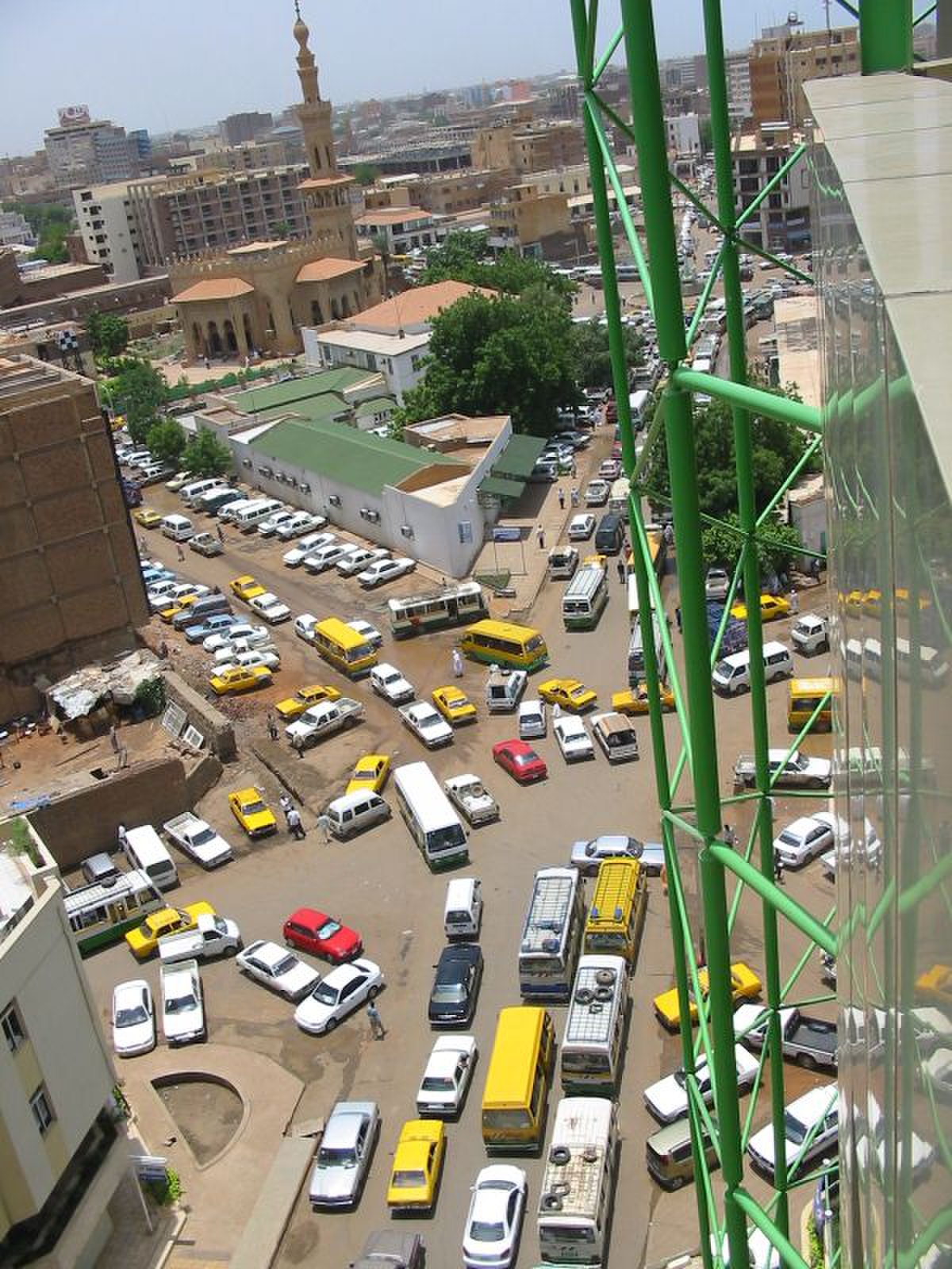 Circulation dans les rues de Khartoum