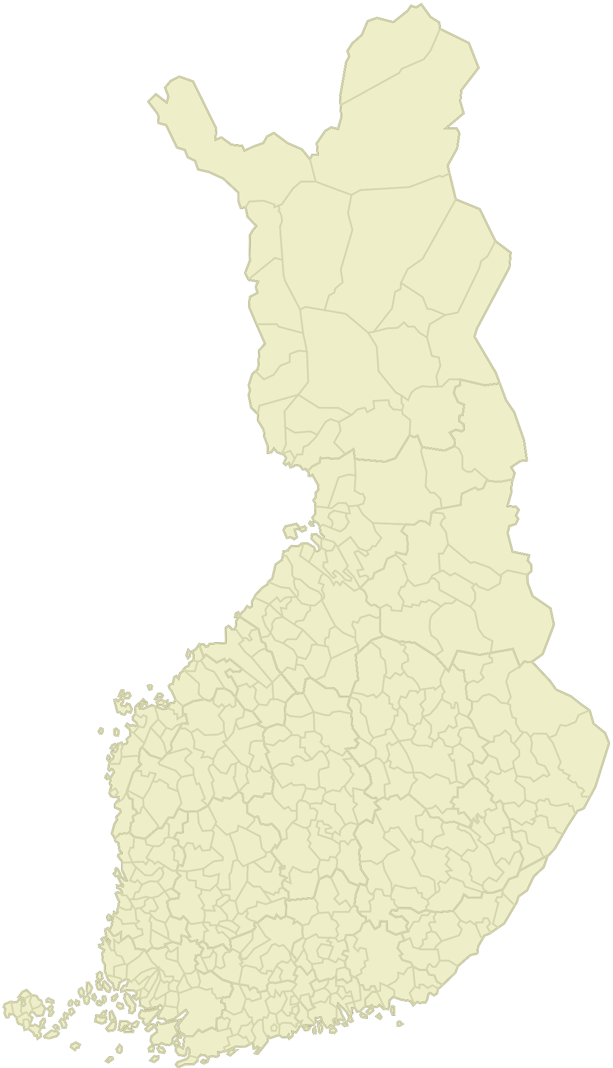 Municipalités de Finlande