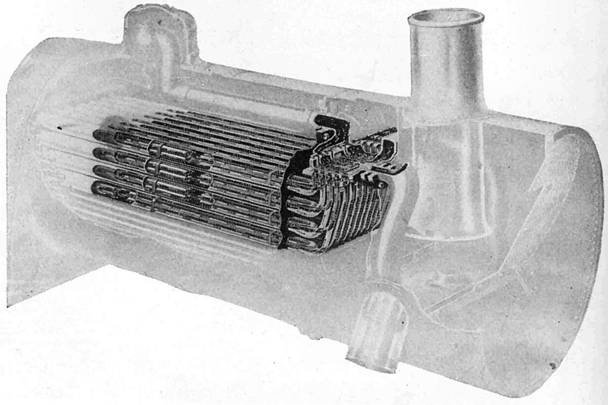 emplacement des tubes de surchauffe