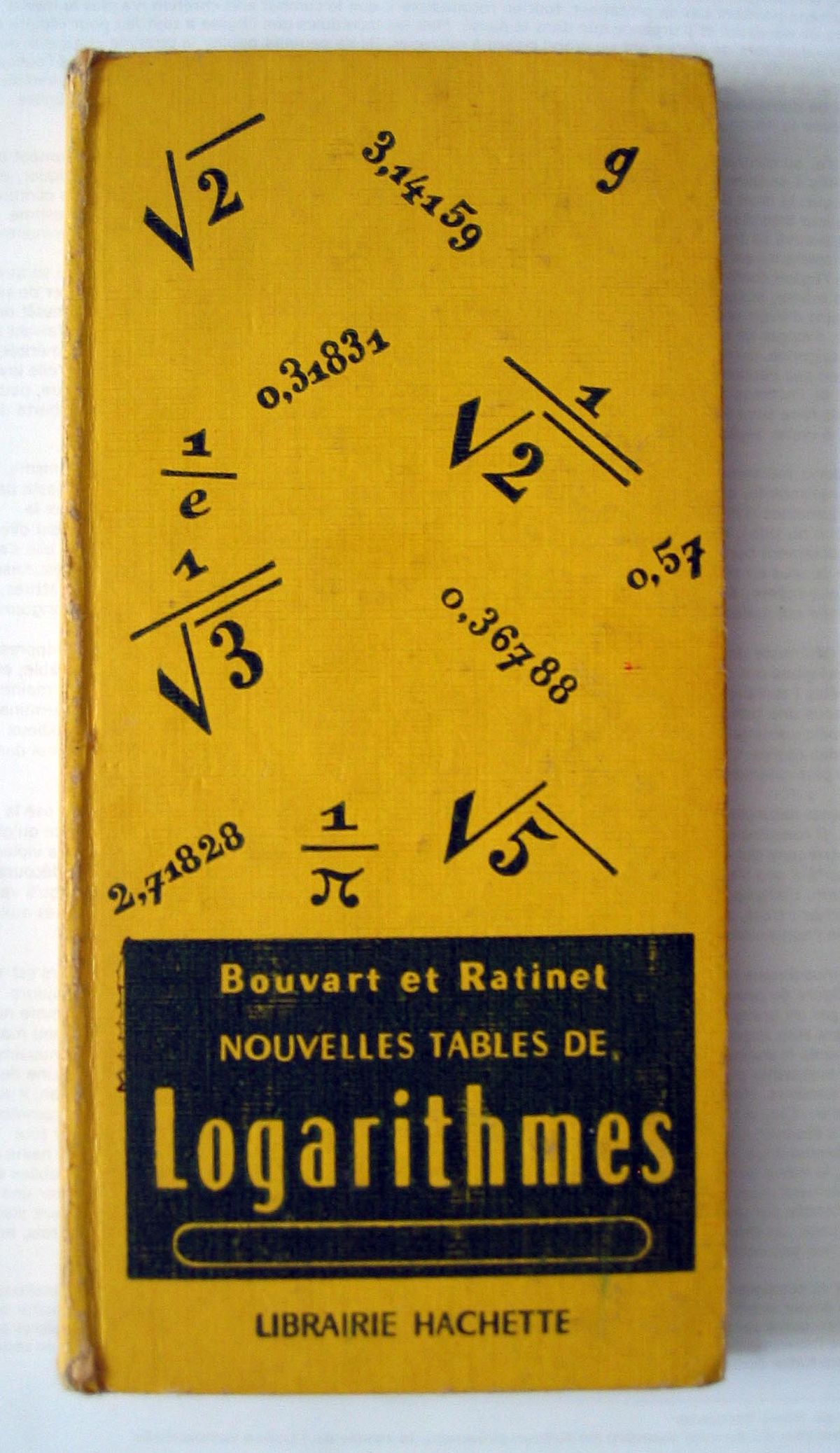 Table de logarithmes