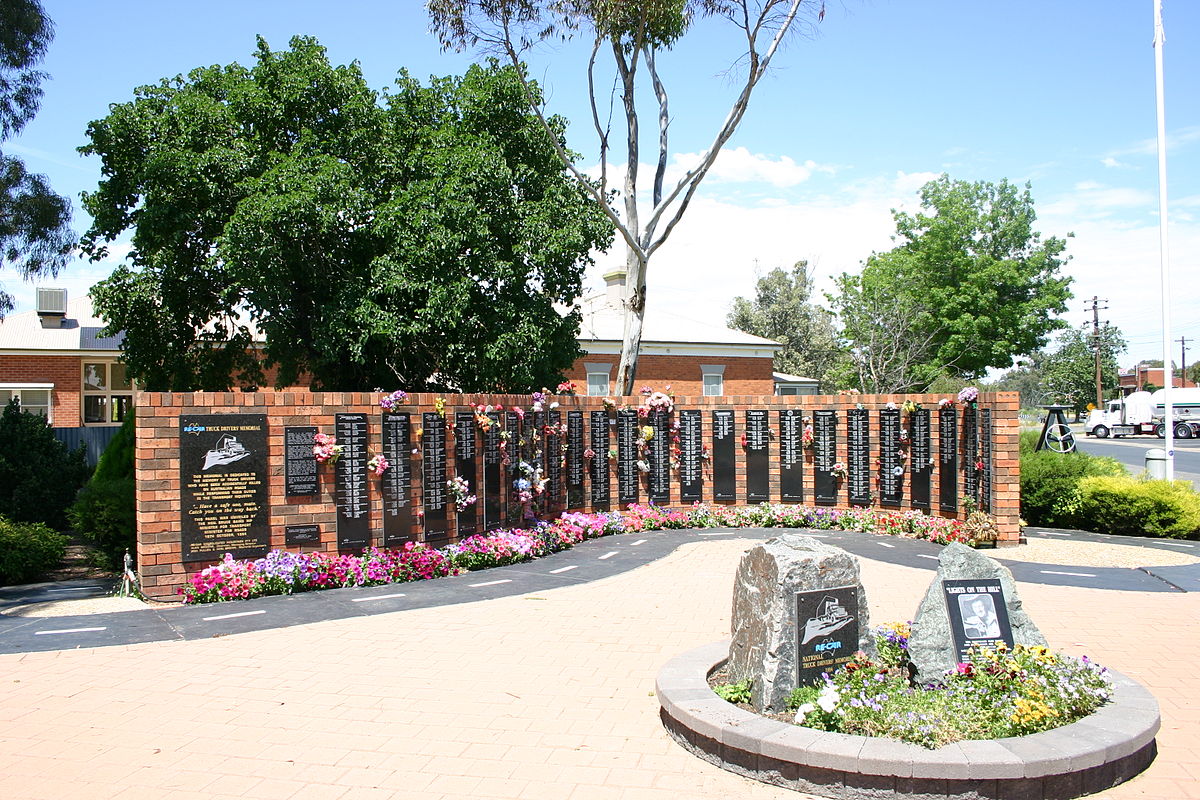 Le mémorial aux camionneurs
